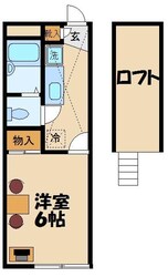 レオパレスわかたけの物件間取画像